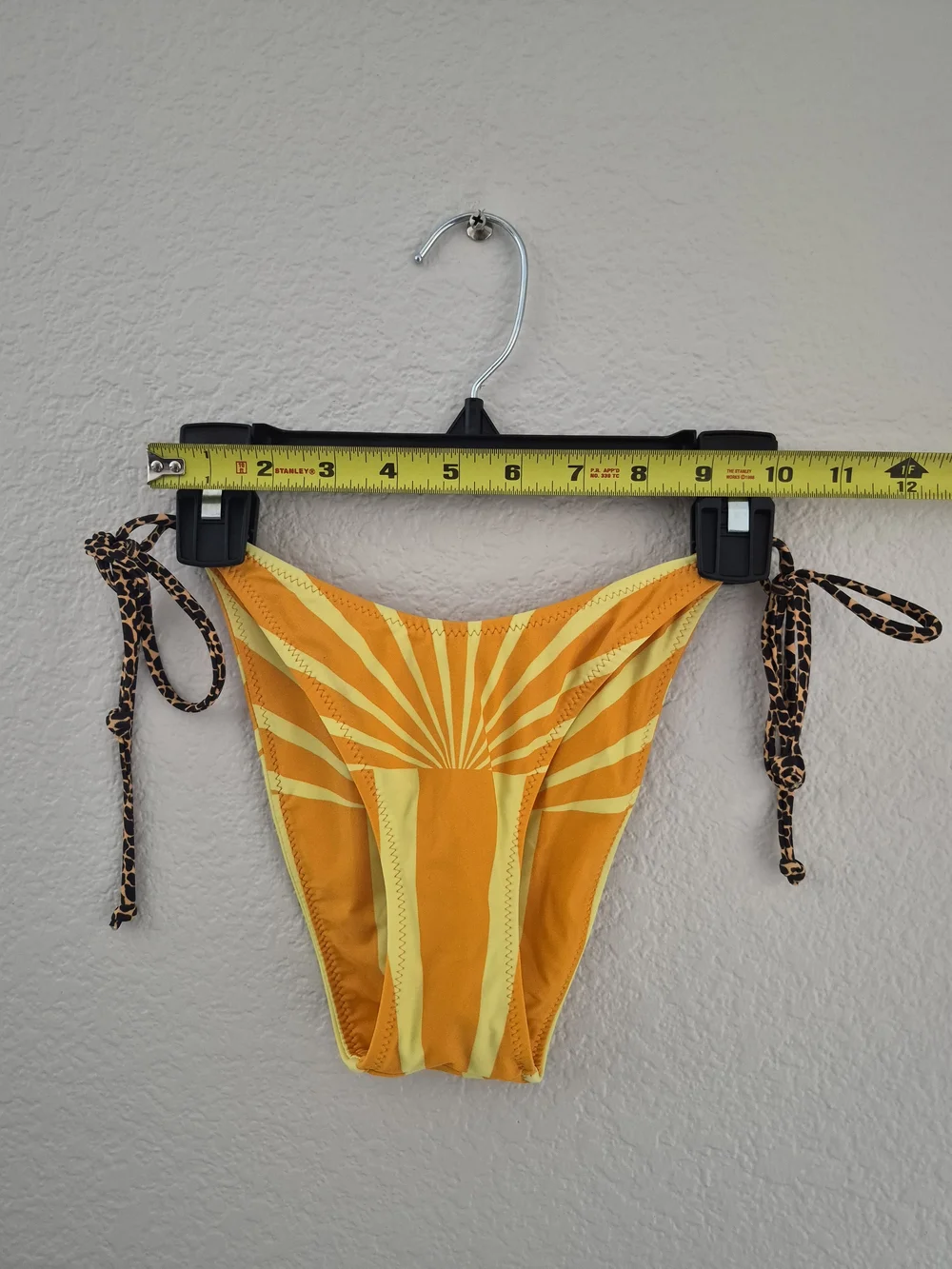 Yellow Sunburst Tie-Side Bikini Bottom - Picture 3 of 5